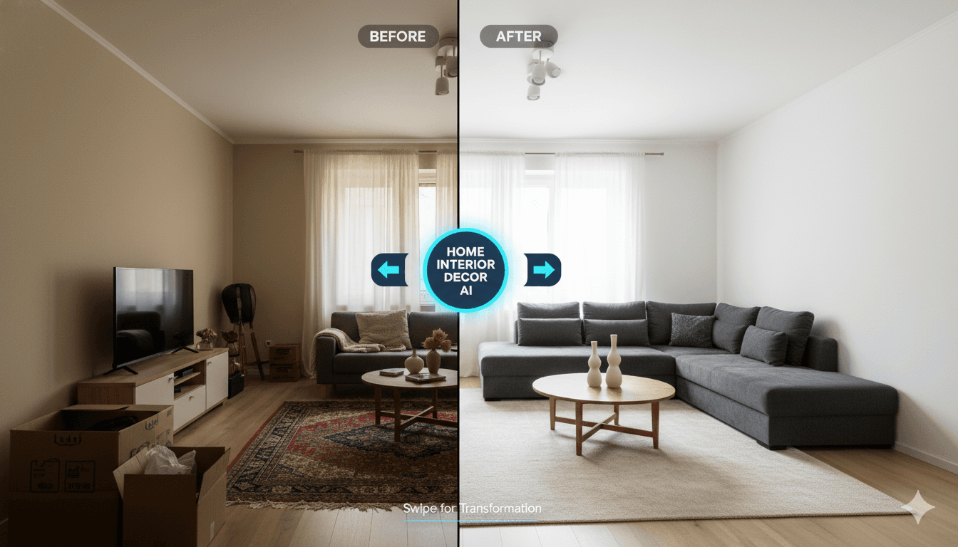 How to Use Home Interior Decor AI to Redesign Your Living Room